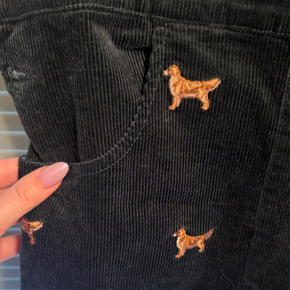 Kiel James Patrick dark green Mini Dress with Dog Embroidery - Picture 4 of 4
